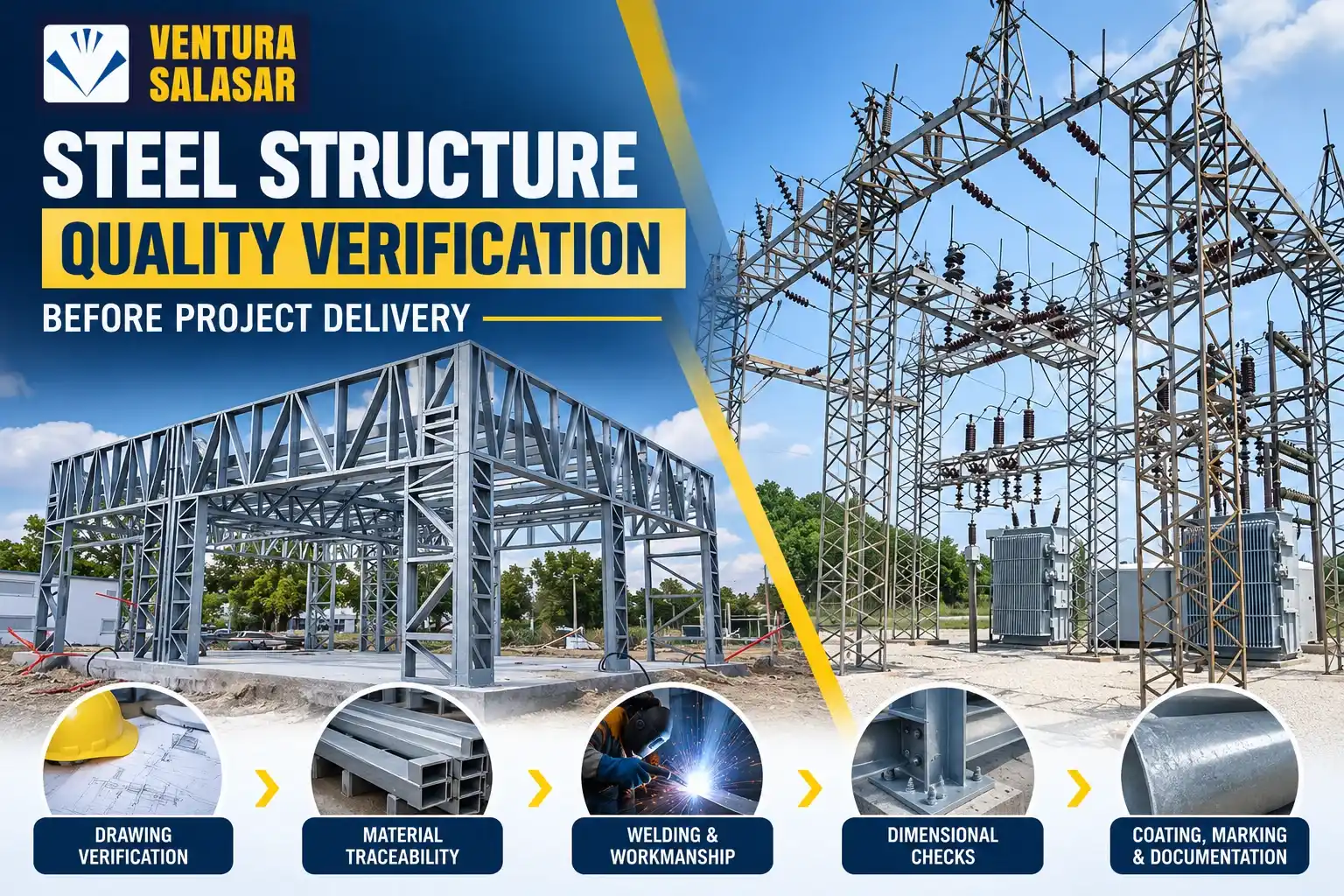 Steel Structure Quality Verification Before Project Delivery